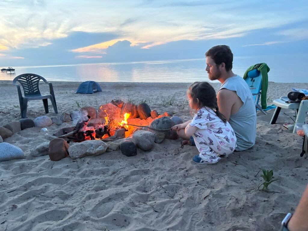 Fire on the Beach